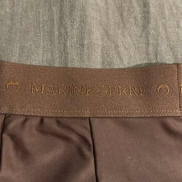 MARINE SERRE SSENSE EXCLUSIVE BROWN SPORT SHORTS